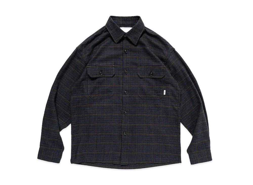 WTAPS Deck / LS / Cotton Twill Textile "Navy"