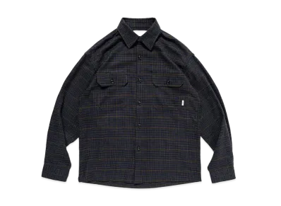 WTAPS Deck / LS / Cotton Twill Textile "Navy"