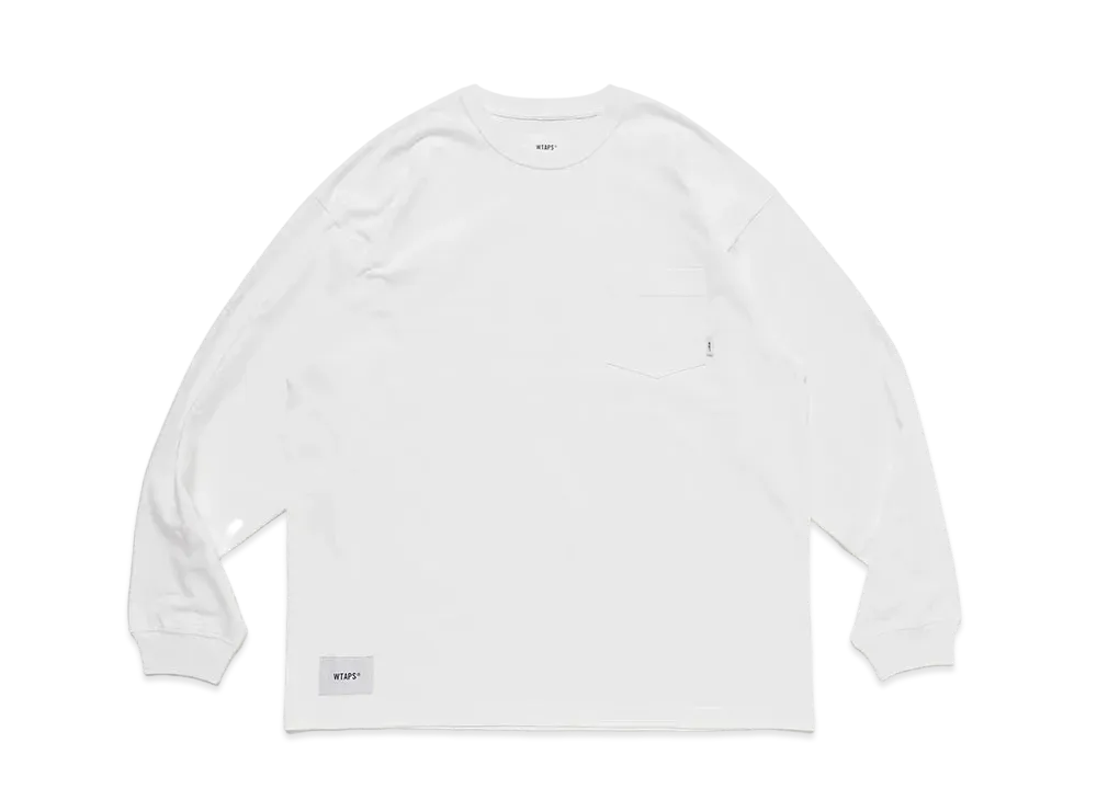 ダブルタップス オール / LS / コットン "ホワイト" 242ATDT-CSM06