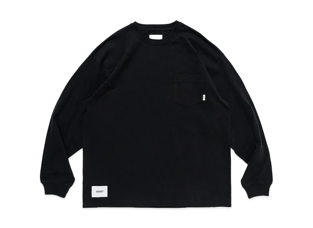 ダブルタップス オール / LS / コットン "ブラック" 242ATDT-CSM06