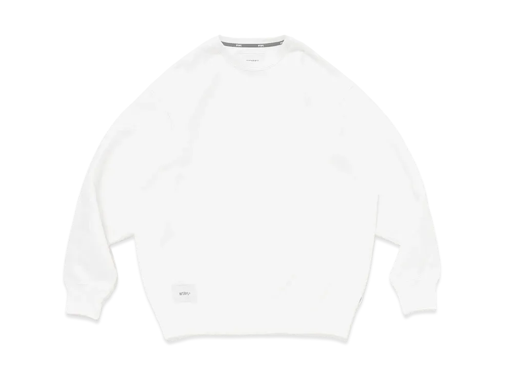 WTAPS Sign 02 / Sweater / Cotton "White"