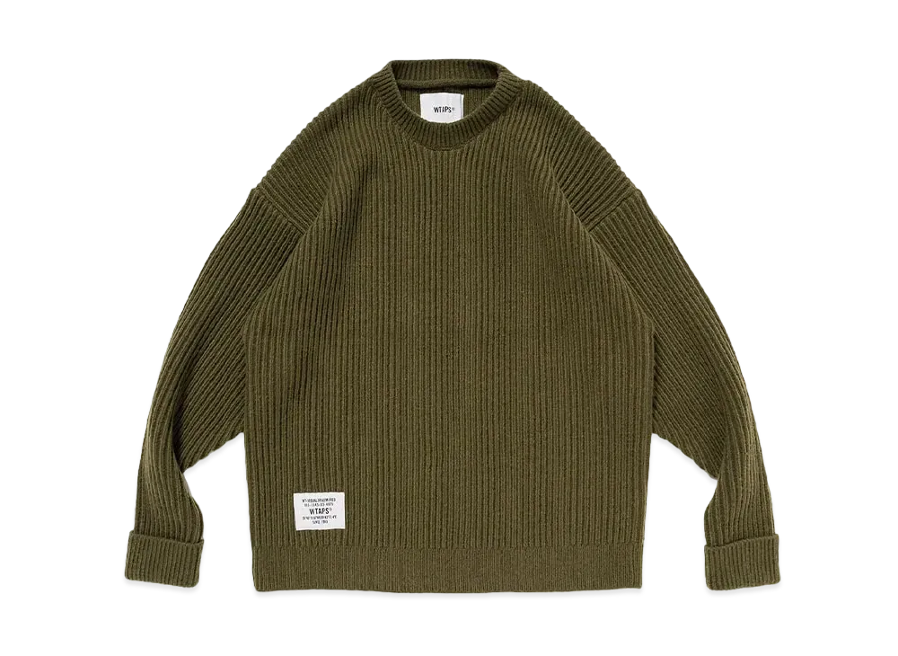 WTAPS Deck / Sweater / Poly "Olive Drab"