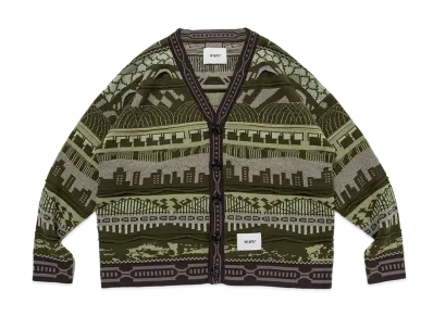 WTAPS Palmer 813 / Sweater / Acrylic "Olive Drab"