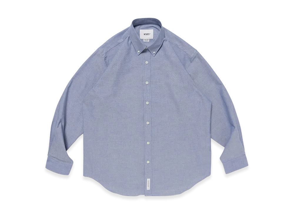 WTAPS BD 01 / LS / CTPL. Oxford. COOLMAX. RF "Blue"