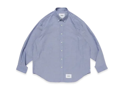 WTAPS BD 03 / LS / CTPL. Oxford. COOLMAX. OF "Blue"