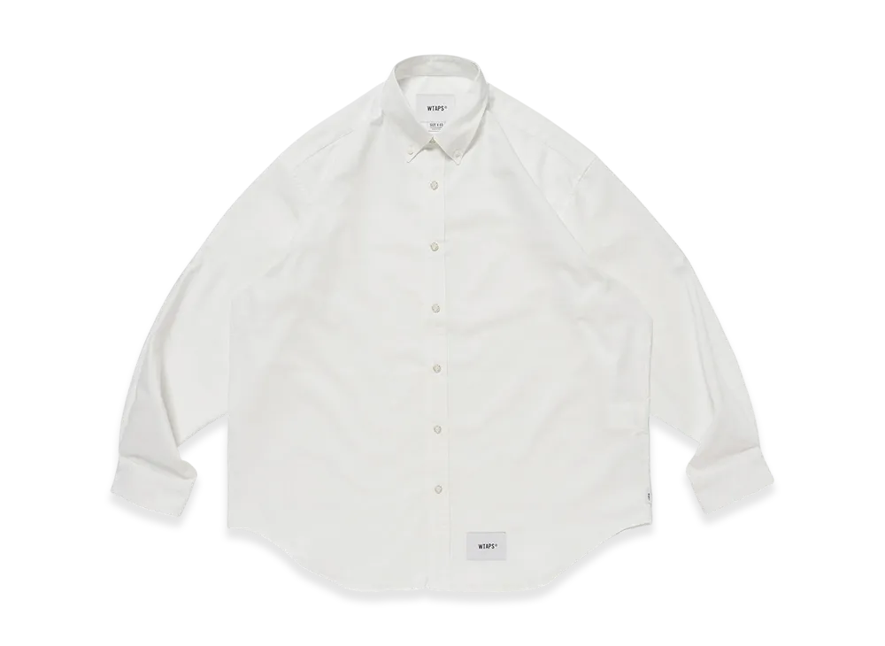 WTAPS BD 03 / LS / CTPL. Oxford. COOLMAX. OF "White"