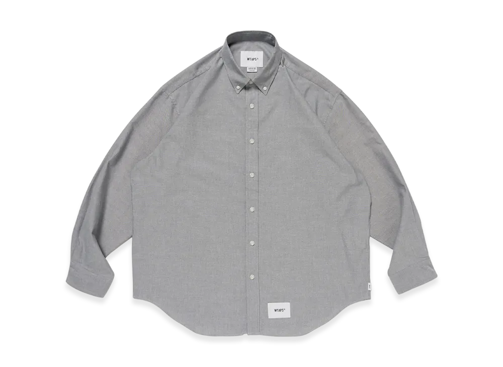 WTAPS BD 03 / LS / CTPL. Oxford. COOLMAX. OF "Black"