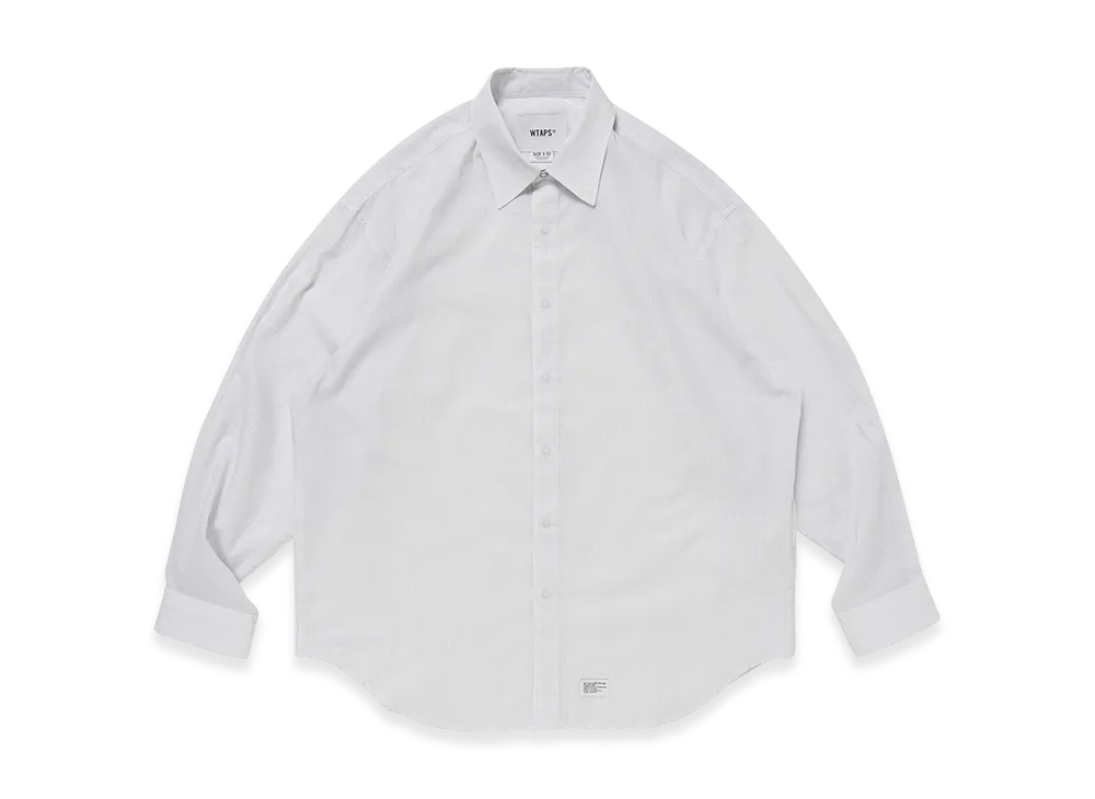 WTAPS Repo 02 / LS / Cotton. Broadcloth. Textile "White"
