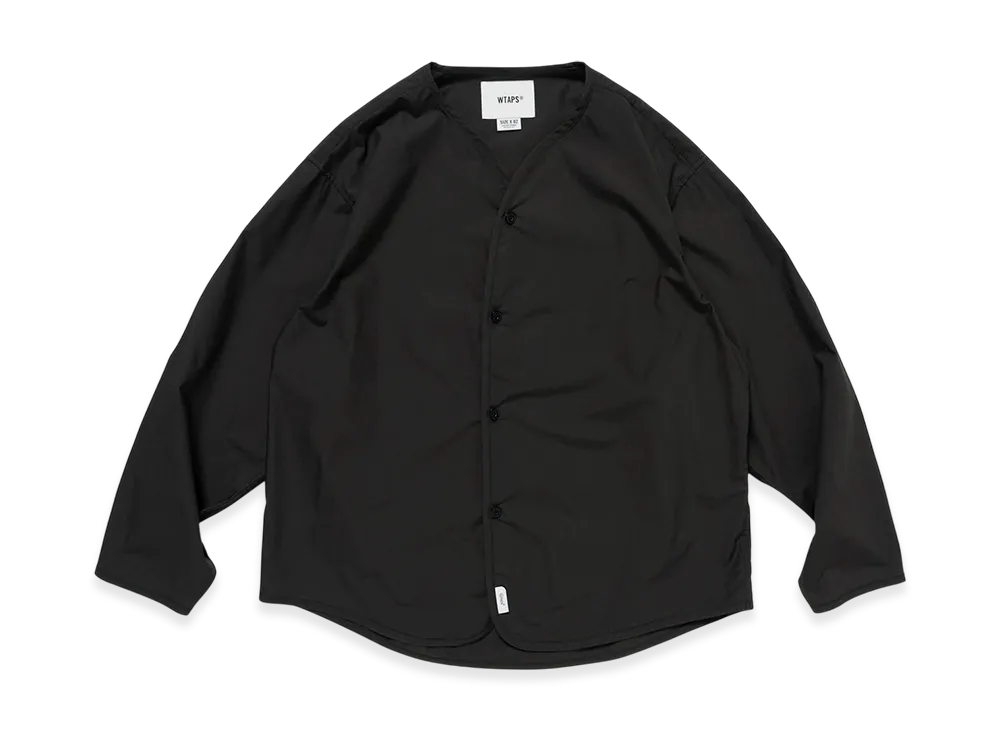 WTAPS Scout 01 / LS / Cotton. Broadcloth "Black"