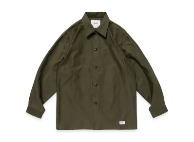 WTAPS CBW 01 / LS / Cotton. Backsatin "Olive Drab"