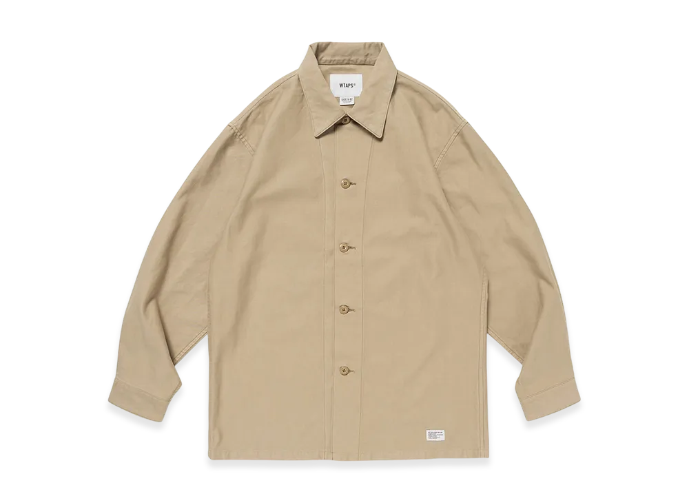 WTAPS CBW 02 / LS / Cotton. Backsatin "Beige"