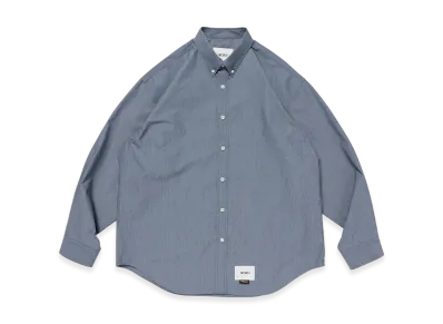 WTAPS BD 04 / LS / NYCO. Broadcloth. CORDURA. OF "Navy"