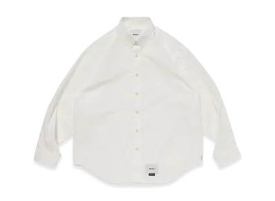 WTAPS BD 04 / LS / NYCO. Broadcloth. CORDURA. OF "White"