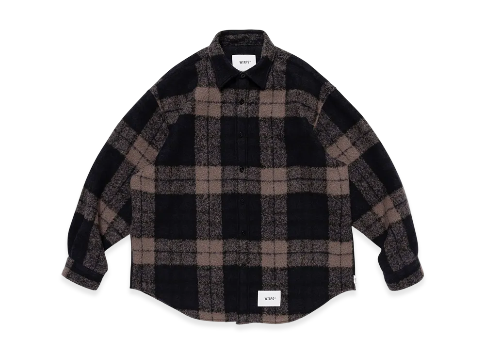 WTAPS TXT 02 / LS / WONY. Tweed. Textile. OF "Greige"