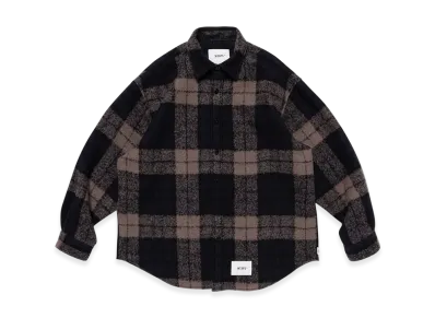 WTAPS TXT 02 / LS / WONY. Tweed. Textile. OF "Greige"