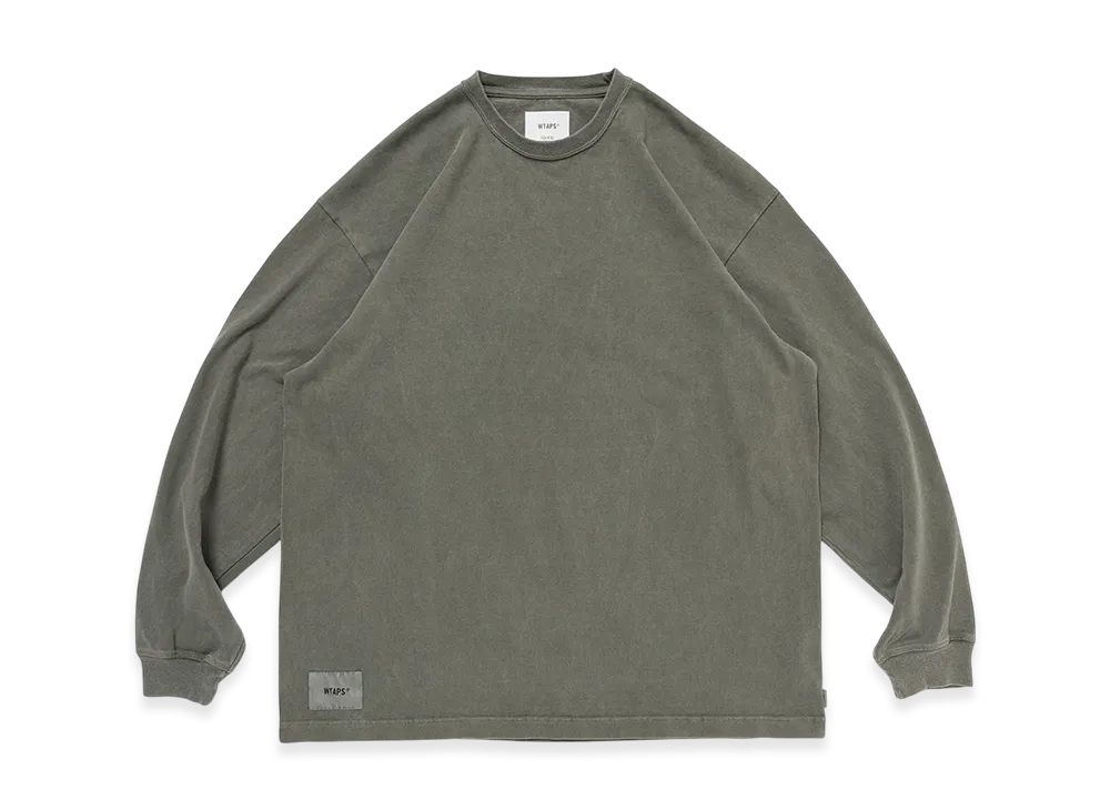 WTAPS SIGN-OD / LS / Cotton "Olive Drab"