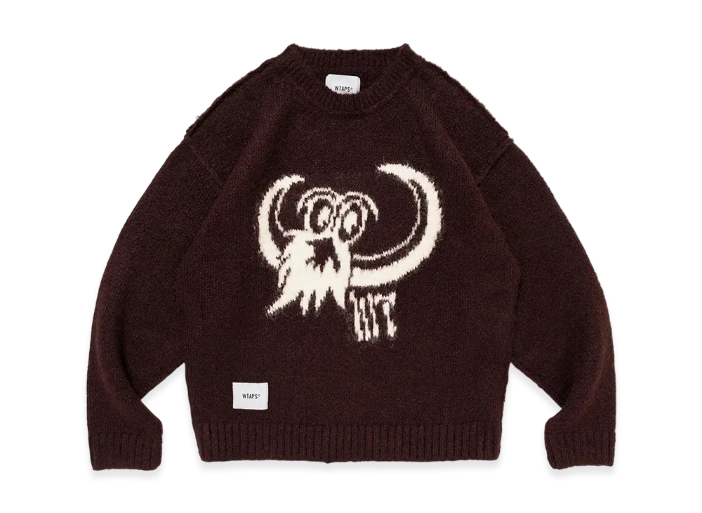 WTAPS Crew Neck BVO / Sweater / WOPL "Burgundy"