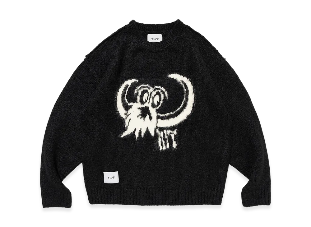 WTAPS Crew Neck BVO / Sweater / WOPL "Black"