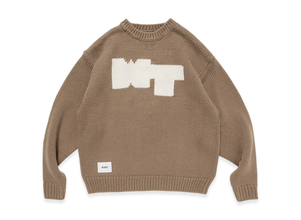 WTAPS Crew Neck CRE / Sweater / Poly 