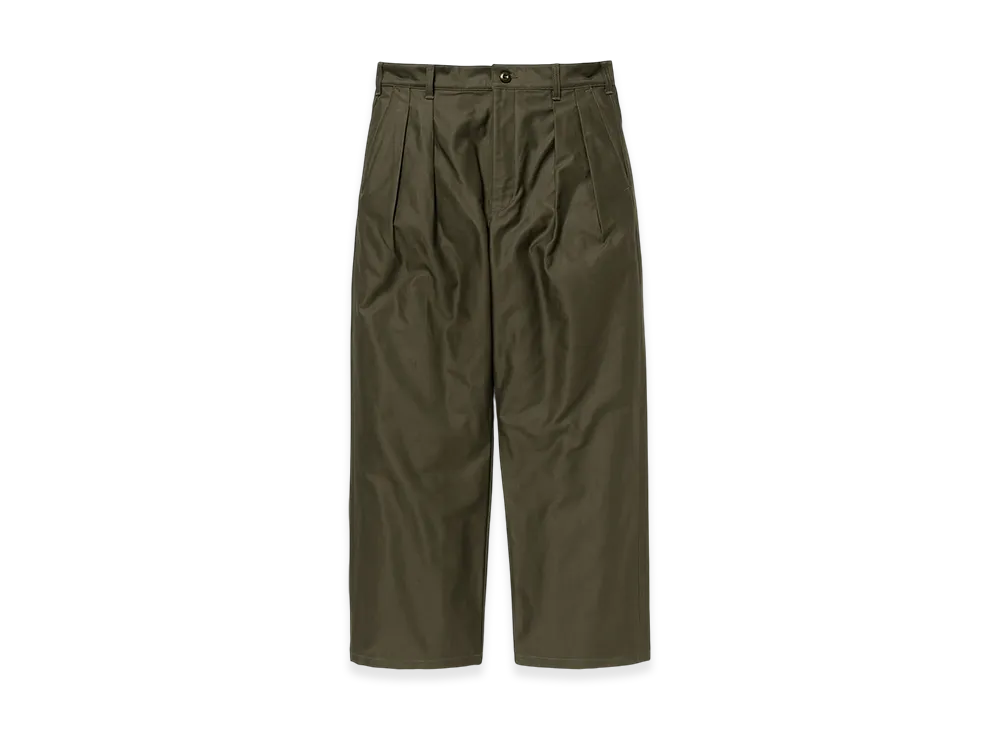WTAPS WRKT2501 / Trousers / Cotton. Backsatin "Olive Drab"