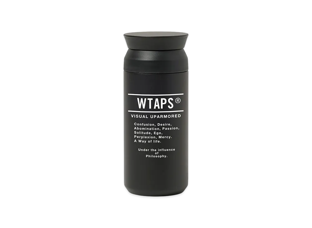 WTAPS H2O 350ml / Bottle / Steel. KINTO "Black"