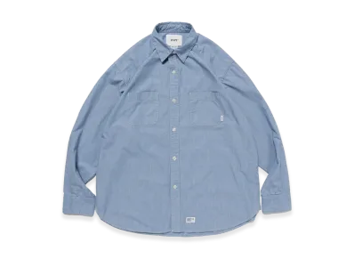 WTAPS Cb / LS / Cotton. Chambray "Indigo"