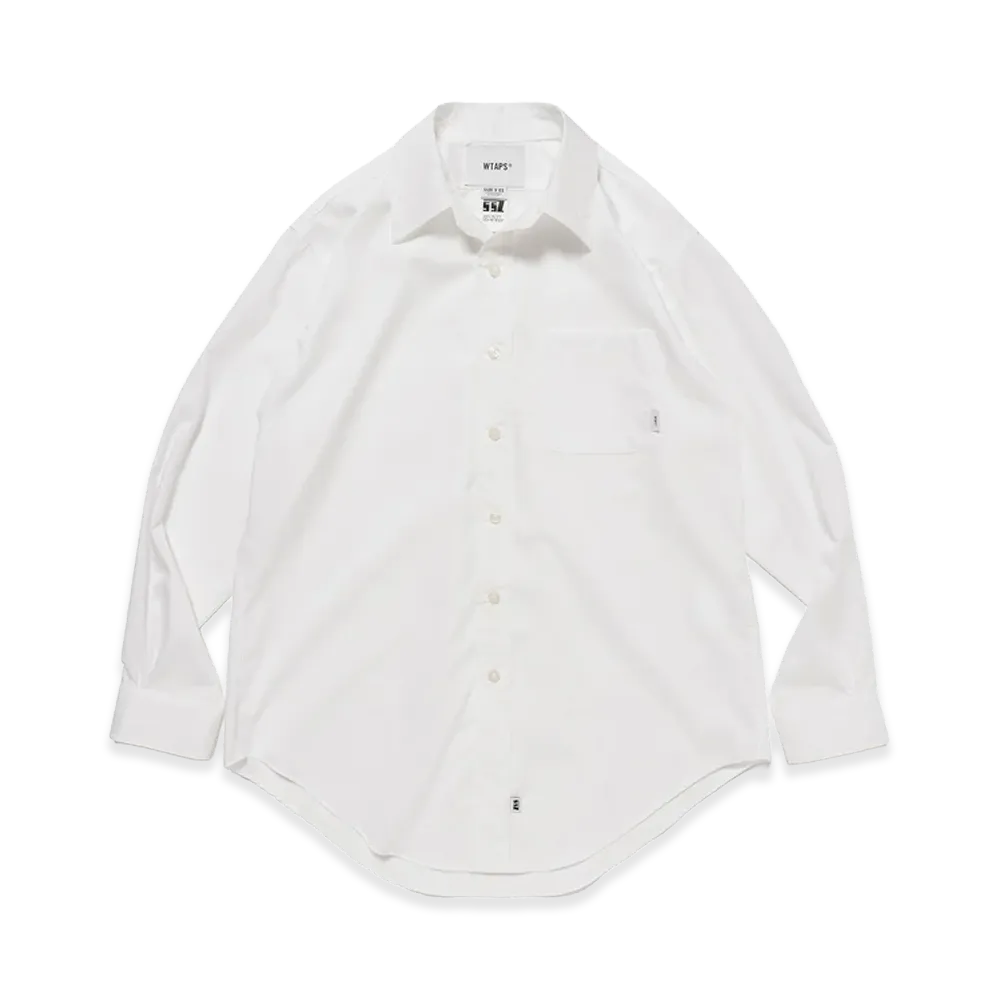 WTAPS x SSZ Dwindle 01 / LS / Cotton.Broadcloth.SSZ "White"