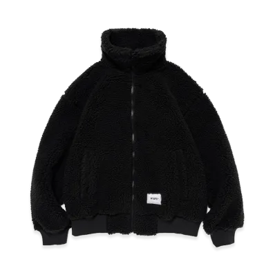 WTAPS Florets / Jacket / Poly. Boa. Textile "Black"