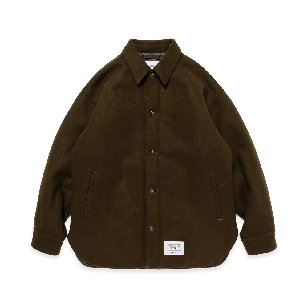 WTAPS WCPO / Jacket / Wony. Melton "Olive Drab"