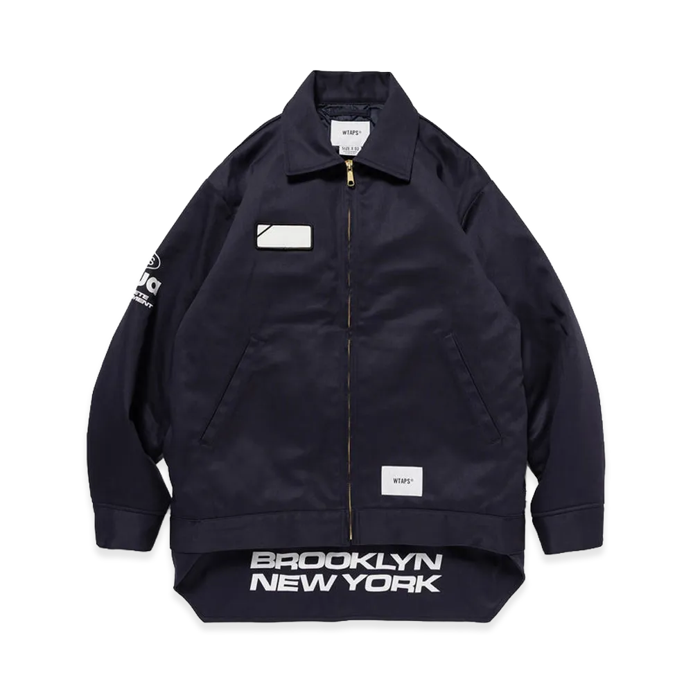 WTAPS x BROOKLYN MACHINE WORKS Muddd / Jacket / CTPL. Twill. "Navy"