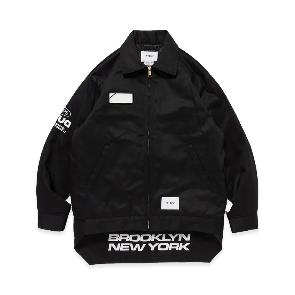 WTAPS x BROOKLYN MACHINE WORKS Muddd / Jacket / CTPL. Twill. "Black"