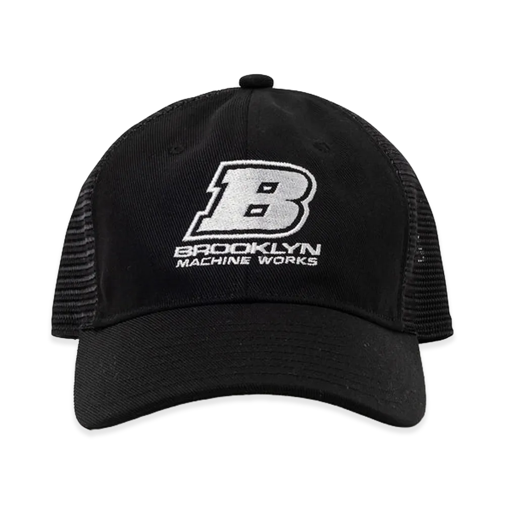 WTAPS x BROOKLYN MACHINE WORKS Works / Cap / CTPL. Twill. Mesh. "Black"
