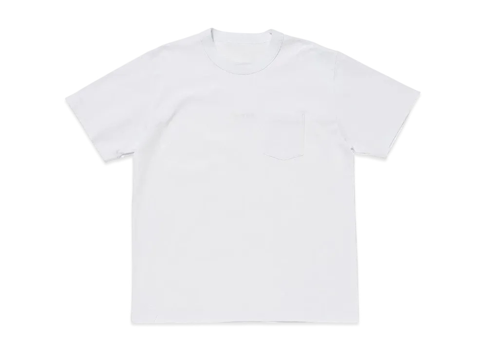 WTAPS x sacai Embroidery T-Shirt 01 / SS / Cotton "White"