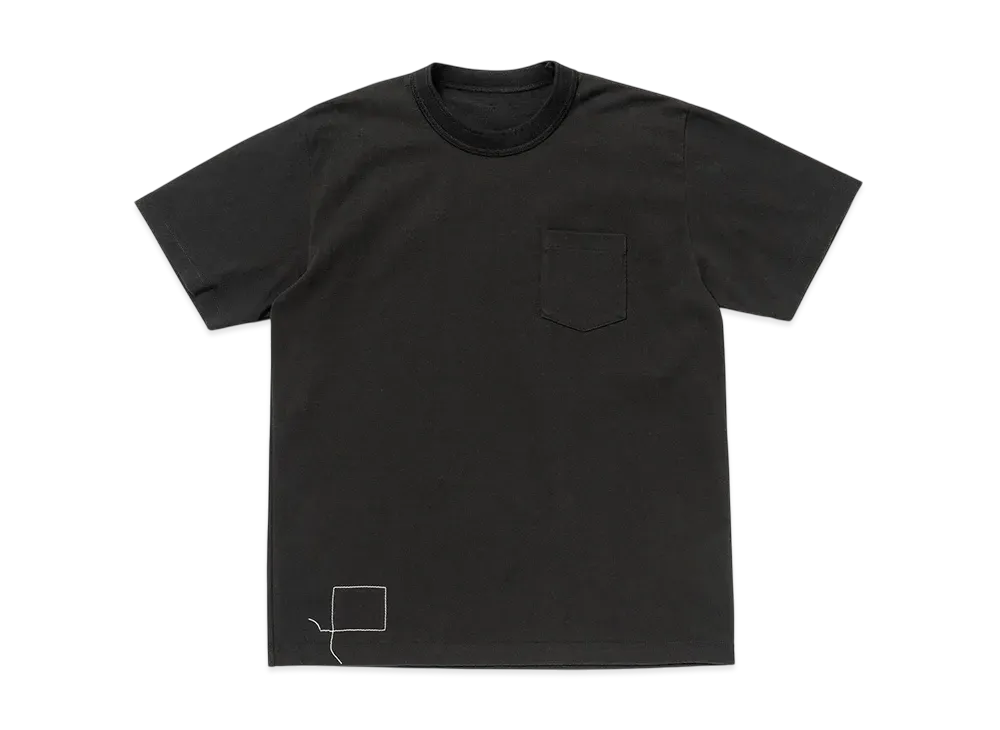 WTAPS x sacai Embroidery T-Shirt 01 / SS / Cotton "Black" 2423234D-CSM05S / 25-0929S