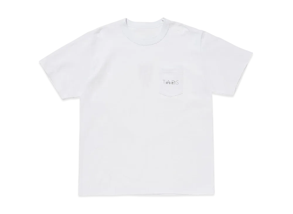 WTAPS x sacai Embroidery T-Shirt 02 / SS / Cotton "White" 2423234D-CSM06S / 25-0930S