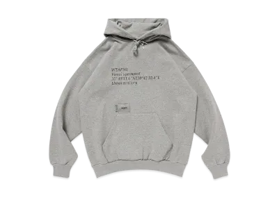 WTAPS PMY / Hoody / Cotton "Ash Gray"