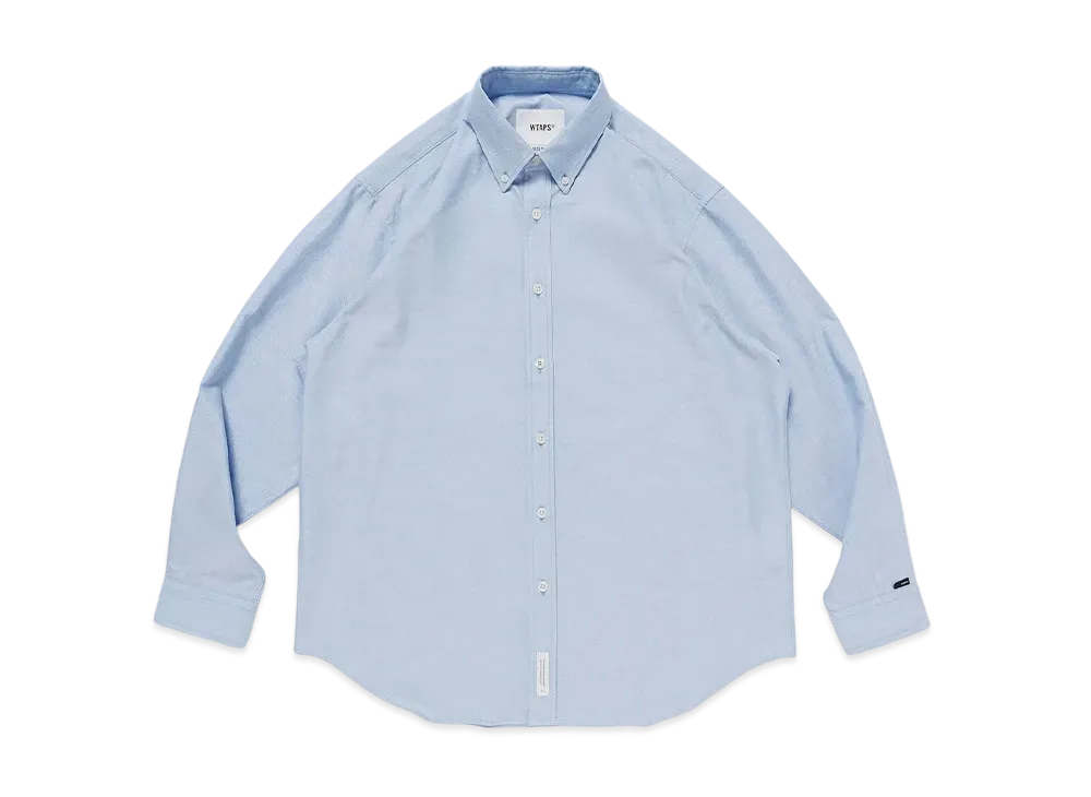 WTAPS Bd 01 / LS / Ctpl. Oxford. Coolmax. Rf "Blue"