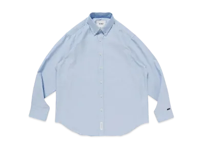 WTAPS Bd 01 / LS / Ctpl. Oxford. Coolmax. Rf "Blue"