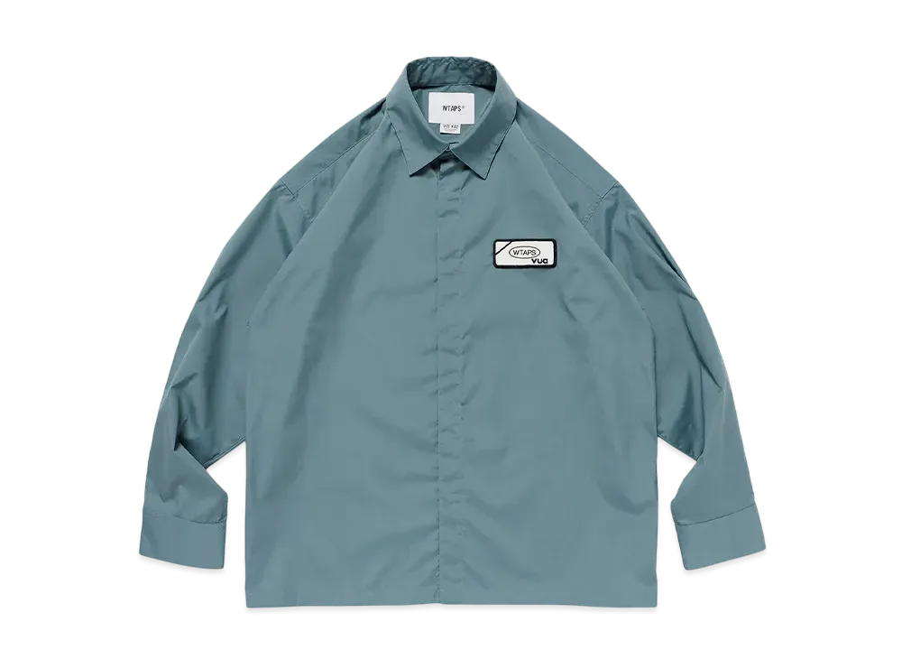 WTAPS Repo / LS / Ctpl. Broadcloth "Teal"