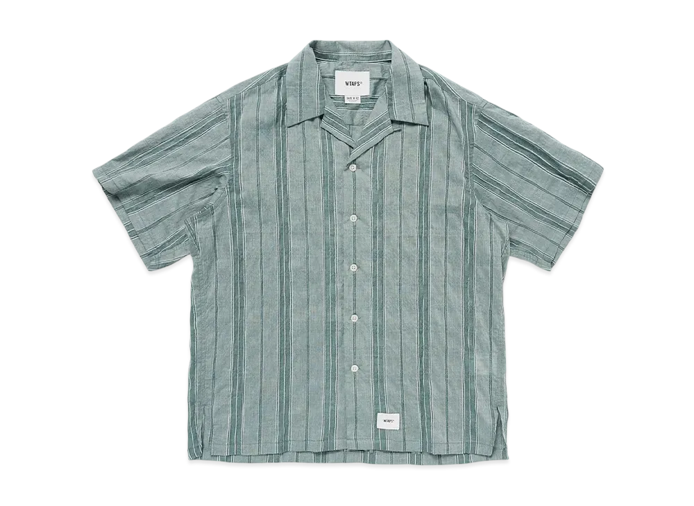 WTAPS Frio 02 / SS / Cotton. Dobby. Textile "Green"