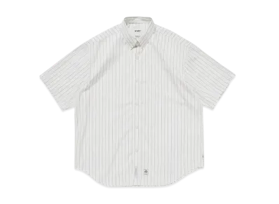 WTAPS Bd 03 / SS / Cotton. Broadcloth. Textile. Thomas Mason "Blue"