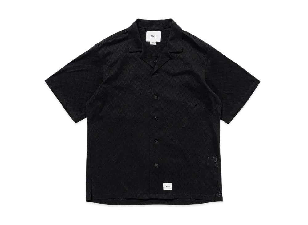 WTAPS Txt / SS / Ctpl. Herringbone. Textile "Black"