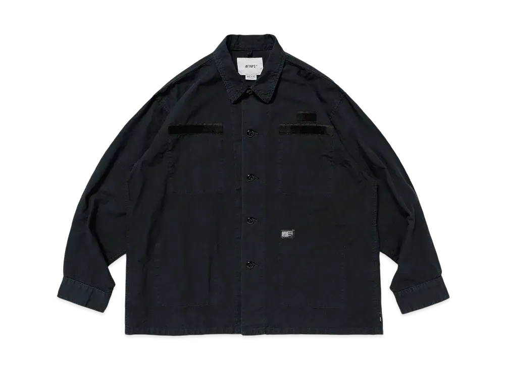 WTAPS Jmod 02 / LS / Cotton. Ripstop "Black" 251WVDT-SHM02