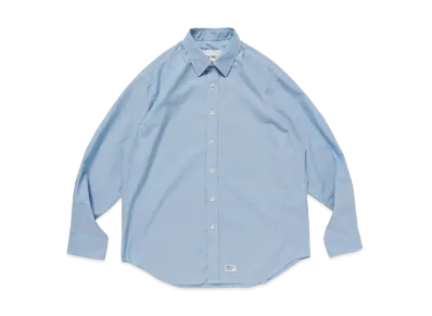 WTAPS Cb / LS / Ctpl. Chambray. Coolmax "Indigo"