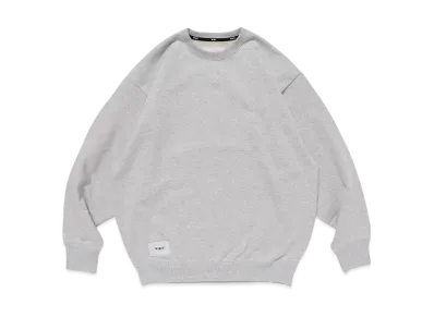 WTAPS Sign / Sweater / Cotton "AshGray"