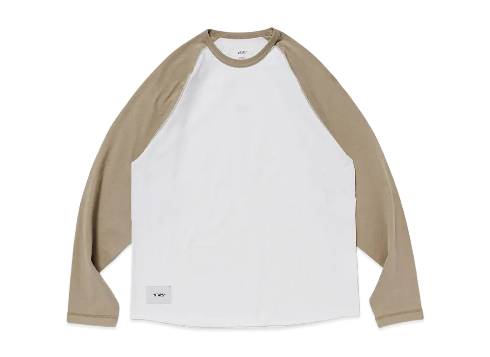 WTAPS Ian / LS / Cotton "Beige/White"