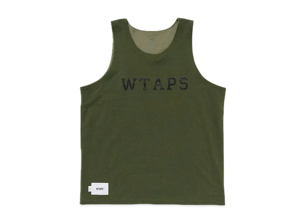 wtaps 25ss MUDDY / TANK TOP オリーブ　Lサイズ WTAPS Muddy / Tank Top / Cotton 
