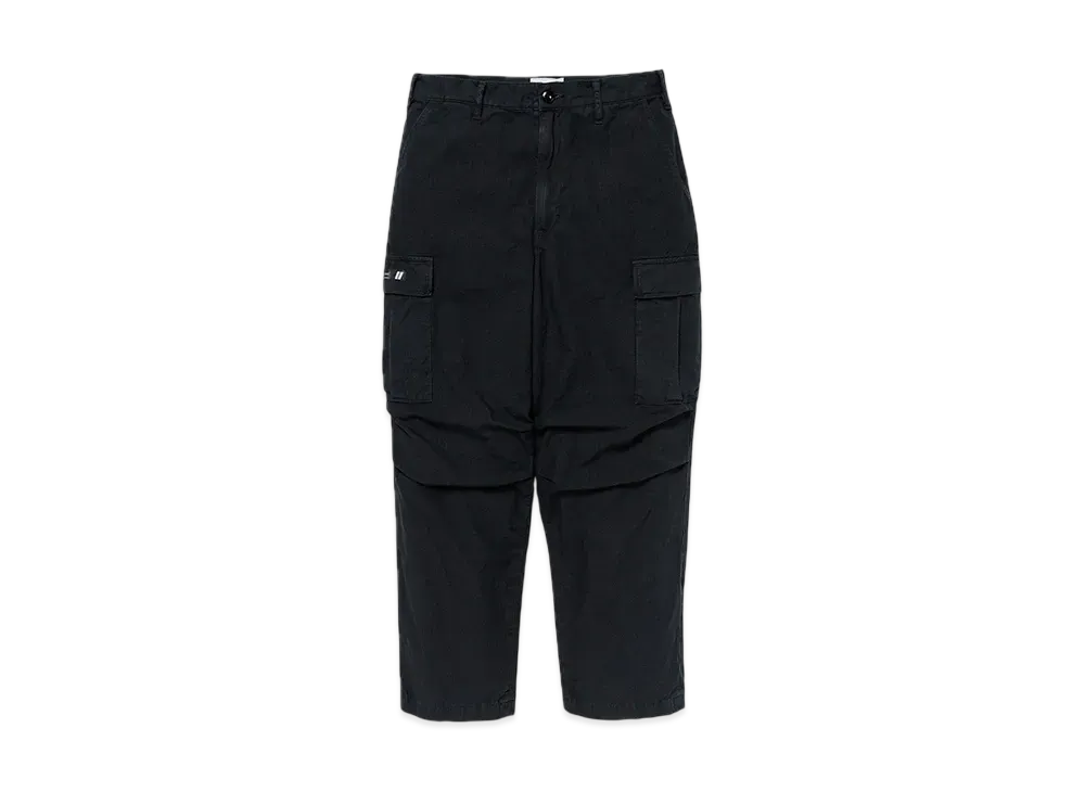 ダブルタップス Milt9602 / パンツ / コットン リップストップ "ブラック" 251WVDT-PTM02
