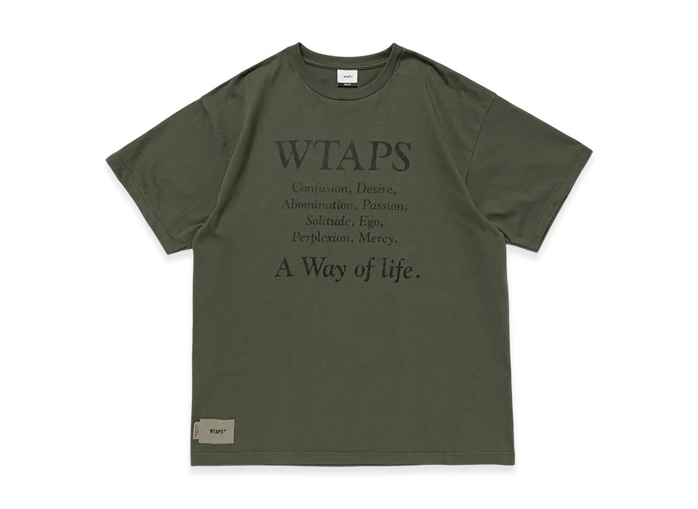 WTAPS Containing 01 / SS / Cotton "OliveDrab"