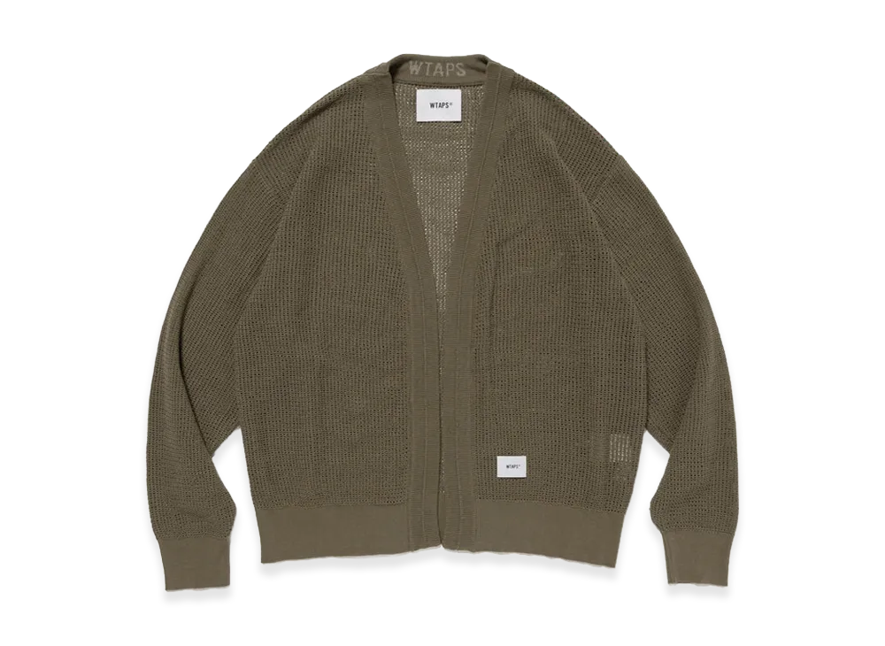 WTAPS Palmer / Sweater / Cotton "Olive Drab"